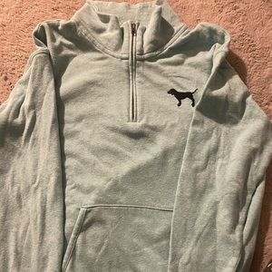 Teal half zip